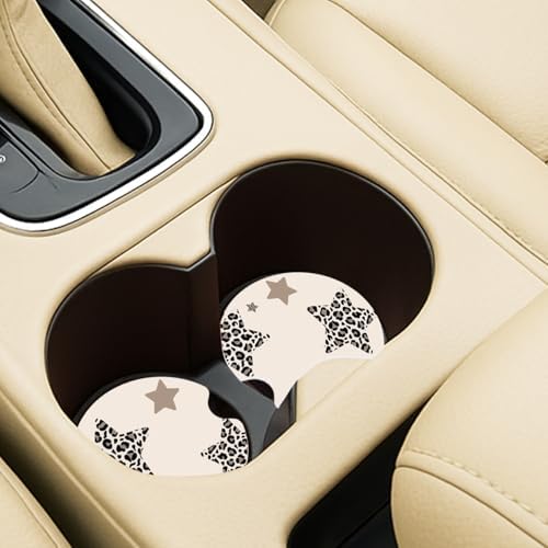 Ceramic Car Coasters – Absorbent Car Cup Holder Coaster Set - Image 6