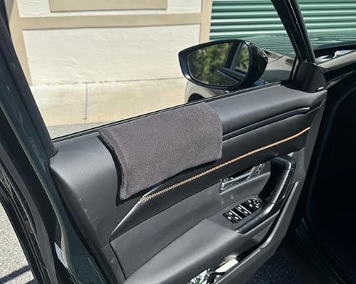 Car Console Covers Plus Window Armrest Elbow Pad Black - Image 4