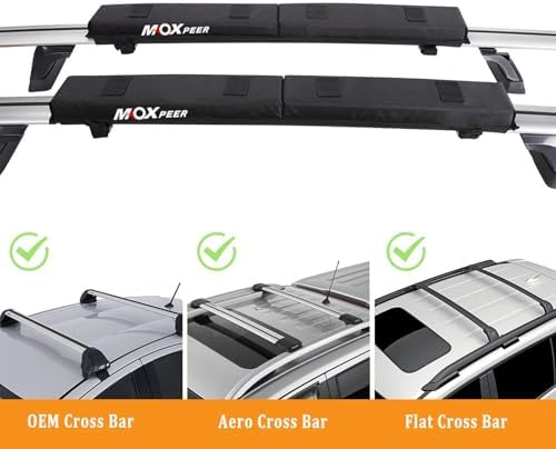 Car Soft Roof Rack Pads Set Crossbar Pads - Image 6
