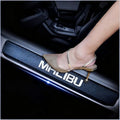 4Pcs Car Door Sill Protector for Chevy Malibu, Carbon Fiber Anti-Scratch Guard by Unknown