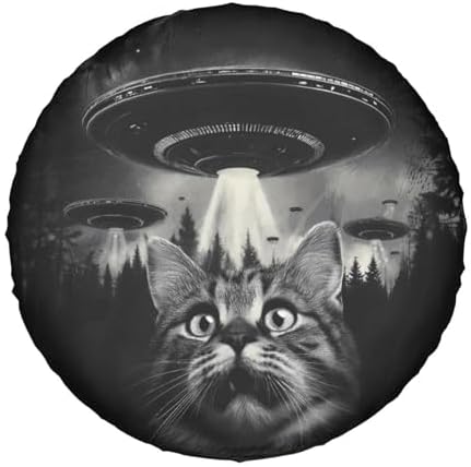 Funny Cat Spare Tire Cover Wheel Protectors Weatherproof Sun Protection Covers - Image 2