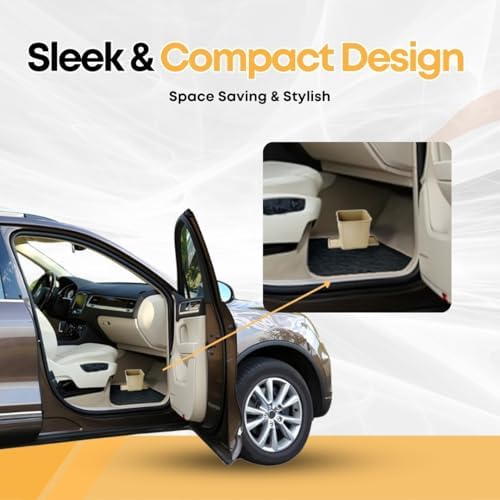 Car Trash Can with Stability Wings – Leakproof Portable Garbage Bin - Image 2