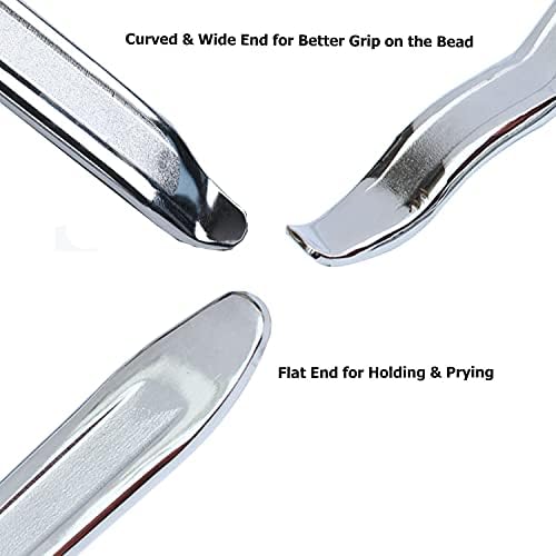 Dr.Roc 3 x 19.5 inch Staight and Curved Tire Irons Tire Levers TR413 Valve Stem - Image 2