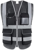 XIAKE Reflective Safety Vest for Men & Women High Visibility Class 2 Vest by XIAKE