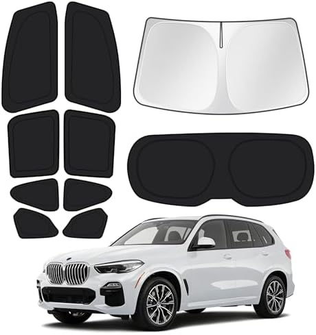 Canvcle Window Shades for 2019-2026 BMW X5 Accessories Windshield Sun Shade by Canvcle