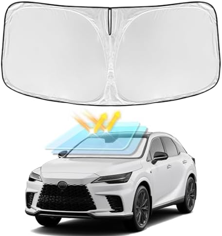 Windshield Sun Shade for RX 300 350 450 FSport 2010-2015 4 Layers by ZOIBVCARSUNSHADE