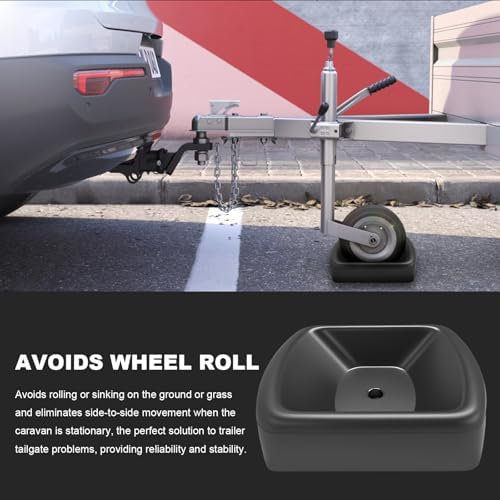 Jack Wheel Chock Stabilizer, Jack Caster Dock Block - Image 3