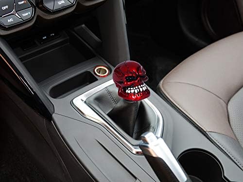 Skull Shift Knob Cars Truck Gear Shifter Stick Handle SUV Red - Image 4