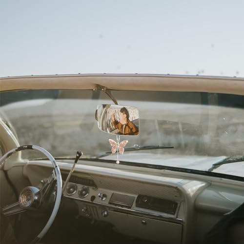 zipelo Rhinestone Butterfly Rearview Mirror Charm - Image 4
