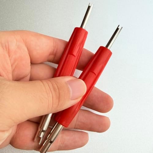 6Pcs R134A R12 A/C HVAC Valve Core Removal Tool Set，Dual Heads Valve Core - Image 2