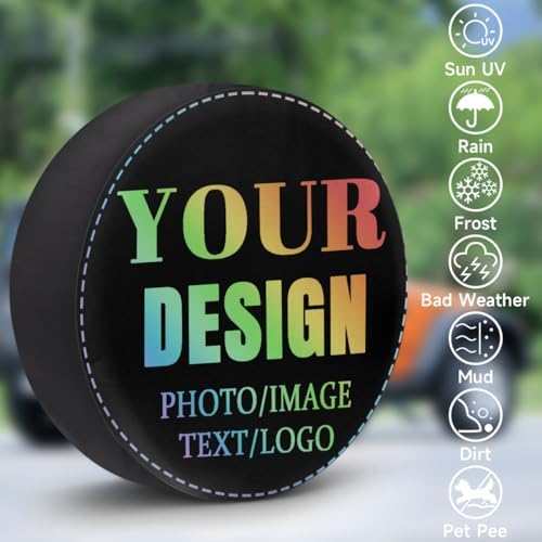 Custom Name Spare Tire Cover Dust-Proof Wheel Protector - Image 3