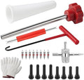 23PCS Tire Valve Stem Tool Kit Replacement Installation Set Black by Sandfren