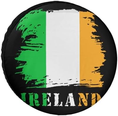 Vintage Ireland Irish Flag Tire Covers, Dust-Proof Weatherproof Wheel Covers - Image 7