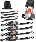 VEVOR Retractable Ratchet Straps, 1 in x 10 ft, Tie Down Straps by VEVOR