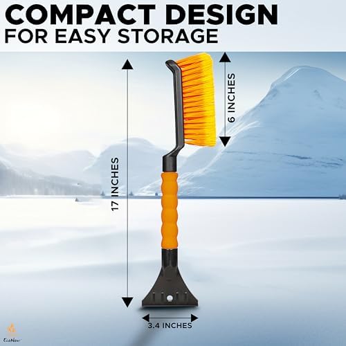 EcoNour 17" Snow Brush & Ice Scraper - Image 2