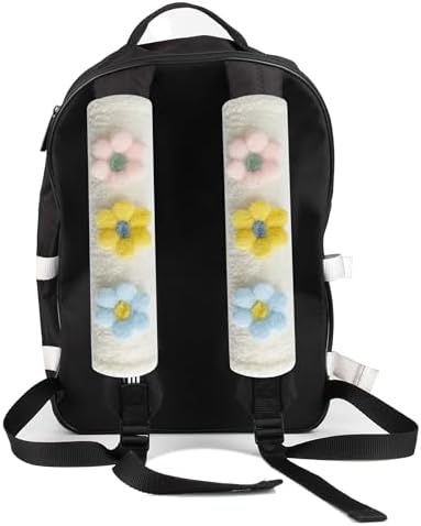 Amooca 2-Pack Braid Pattern Seat Belt Covers Shoulder Pads - Image 4