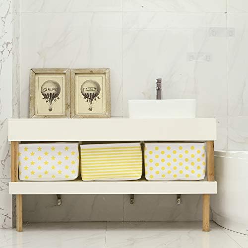 Sea Team Large Rectangle Open-Top Canvas Storage Basket - Image 2