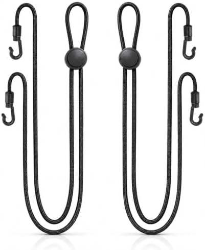 2 Pack Under Seat Bag Strap for Airplane Travel, Backpack Legroom Extender by Dotshnk
