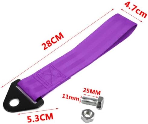 RASTP Racing Tow Strap for Front or Rear Bumper - Image 5