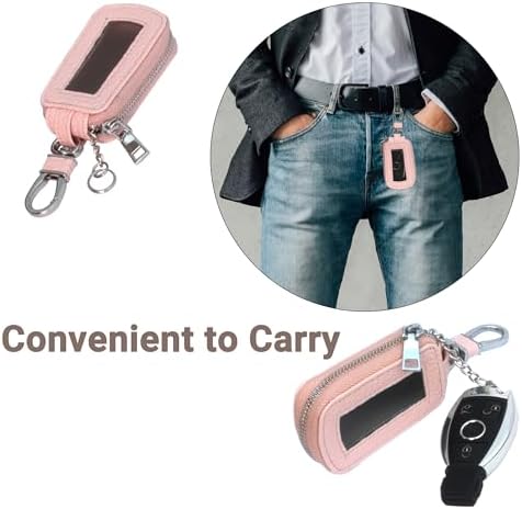 Yuoyar Premium Leather Key Fob Case - Image 2