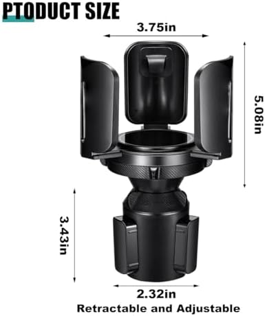 Car Cup Holder Expander, All Purpose Cup Holder Adapter - Image 2