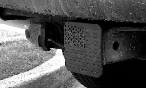 2" American Black Flag Hitch Cover - Image 7