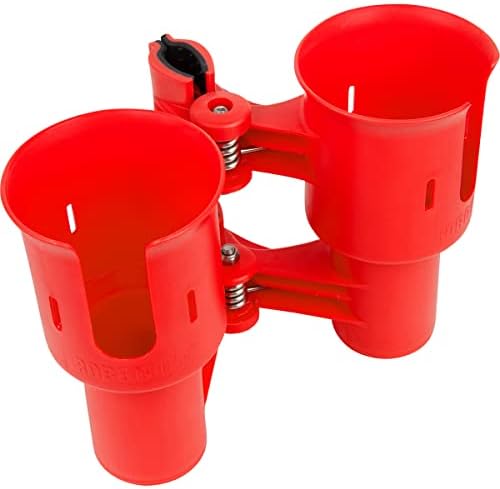 ROBOCUP, Patented Clamp On Boat Cup Holder |Multifunction Dual Drink Caddy - Image 3