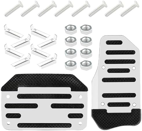 ZIMISI 2PCS Non-Slip Car Pedal Covers, Automatic Transmission Gas Pedal Pads Kit by Unknown