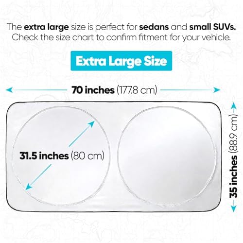FORTEM Windshield Sun Shade - Image 3