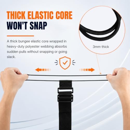 Mcbazel Luggage Connector Straps 5 Pack, Adjustable Elastic Straps - Image 3
