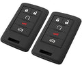 Silicone Key Fob Cover Fit for Cadillac ATS CTS DTS Escalade Escalade ESV SRX by EYANBIS