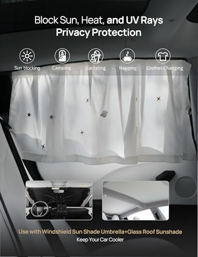 TPARTS Side Window Sunshade Curtains - Image 3