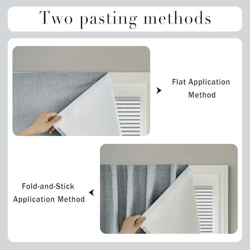 100% Blackout Curtains for Bedroom Stick On Curtain Window Shades Pull Down - Image 5