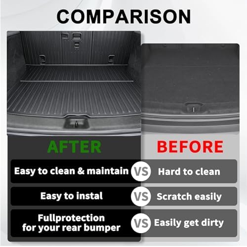 Tesla Model Y Juniper Trunk Mats Set 2026 2025（Only 5 Seat/Not fit Standard） - Image 3