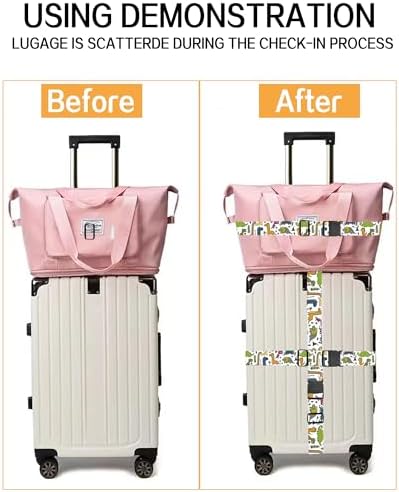 Luggage Straps for Suitcases, Adjustable Travel Belt, Durable Wide Luggage Strap - Image 4
