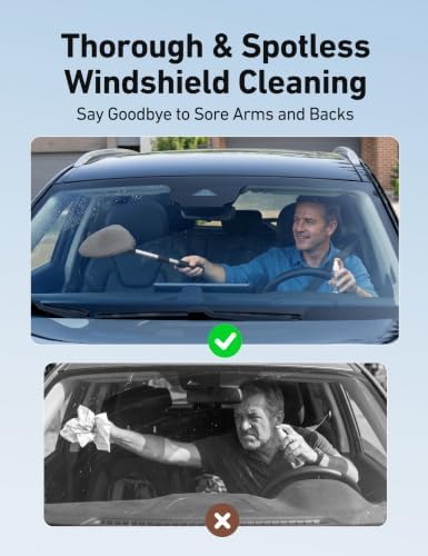 AstroAI 21" Extra-Long Windshield Cleaner Tool & Car Interior Detailing Kit - Image 5