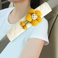Amooca 2-Pack Braid Pattern Seat Belt Covers Shoulder Pads by Amooca