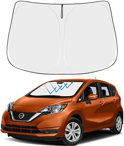 Proadsy Custom Fit 2012-2019 Nissan Versa Windshield Sun Shade, Blocks Heat by Proadsy