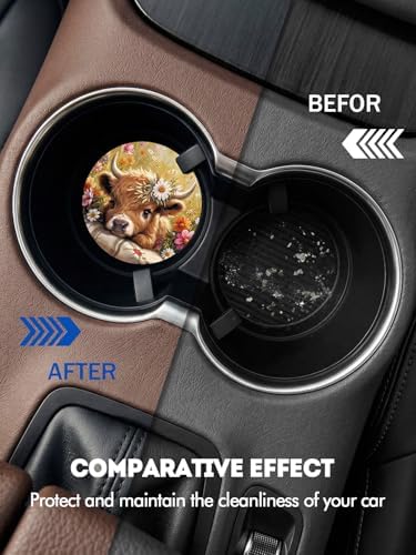 WOCOCN Car Coasters for Cup Holders - Image 4