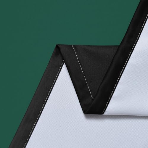 SimpleHome Ombre Green and Black Room Darkening Curtains 84 inches Length - Image 6