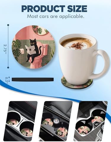 WOCOCN Car Coasters for Cup Holders - Image 6