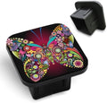 Purple Butterfly Trailer Hitch Receiver Cover Cap Flower Collage Insect Floral by Unknown