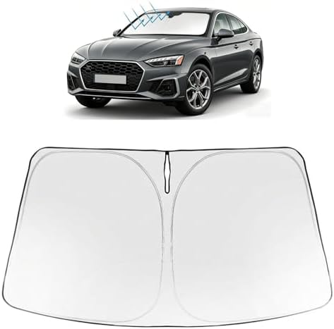 Proadsy Custom Fit 2018-2026 Audi A5 Windshield Sun Shade, Blocks Heat by Proadsy