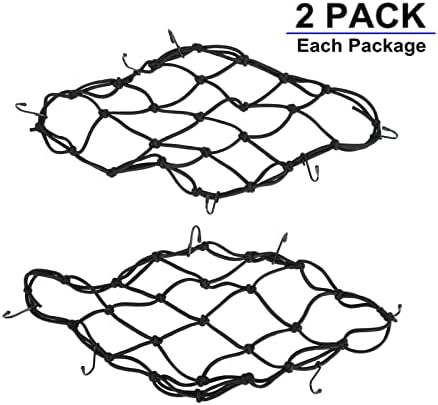 2 Pack Motorcycle Cargo Net - Image 5