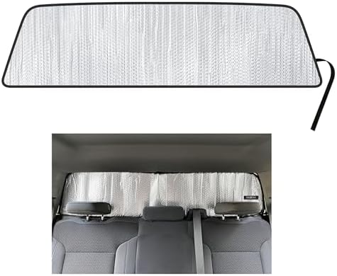 Rear Tailgate Sunshade Custom for 19-26 GMC Sierra 1500, 20-26 2500 3500 by YelloProAutomotive