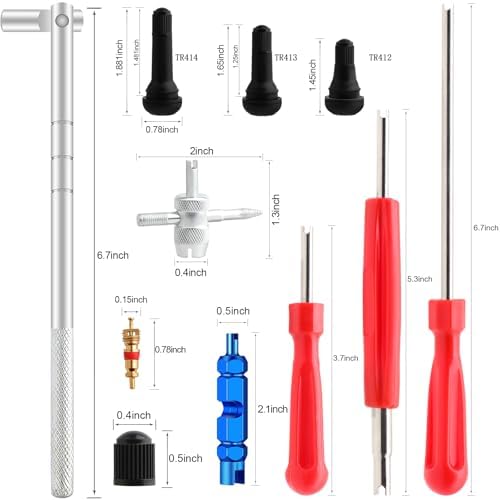 45 PCS Valve Stem Core Removal Replacement Tool Kit, Tire Valve Stem Removal - Image 3