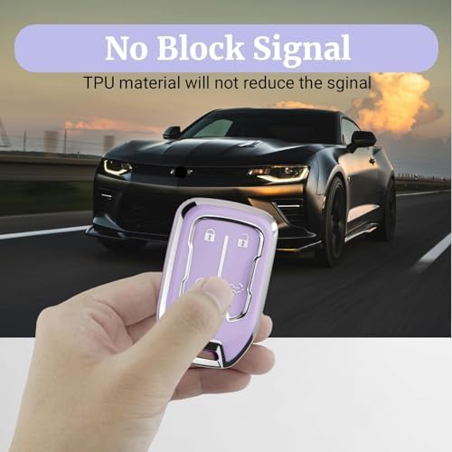 Joouheax for Chevy Soft TPU 5-Button Key Fob Cover, Soft TPU - Image 3
