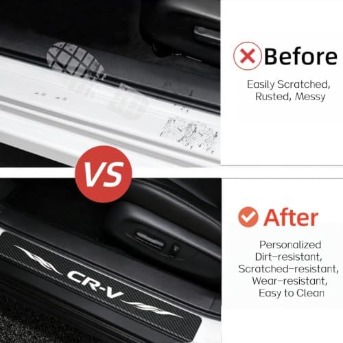 4PCS Car Door Sill Sticker Protecter Compatible - Image 2