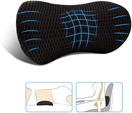 Lumbar Pillow, Memory Foam Lumbar Support Pillow by FOUSUPDT