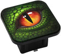 Swono Dragon Rear Hitch Cover Cute Dinosaur Green Dragon Eye Car Hitch Receiver by Swono
